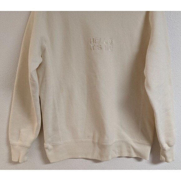 ADELE "Hello It's Me" Cotton Blend Concert Sweatshirt Las Vegas Fleece Lined LG - Picture 4 of 11